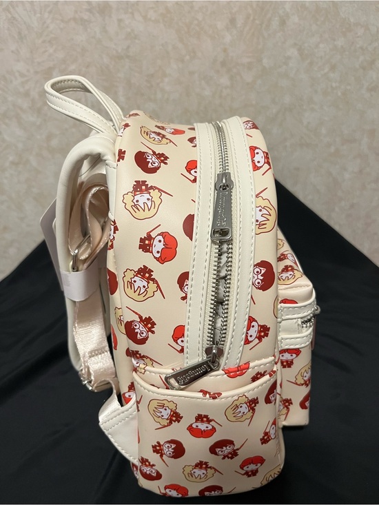 Harry Potter Disney LoungefyCream Mini Backpack with Red & Brown Character Icons main image 7
